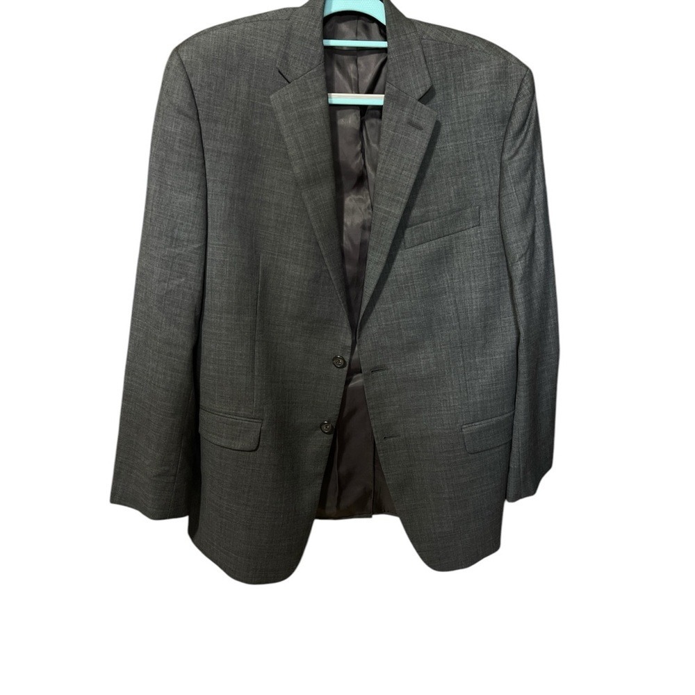 Lauren Ralph Lauren Wool Blazer Mens 40R Office Dark Academia Gray Classic